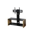 Rotating TV Mount Tempered Glass TV Stand